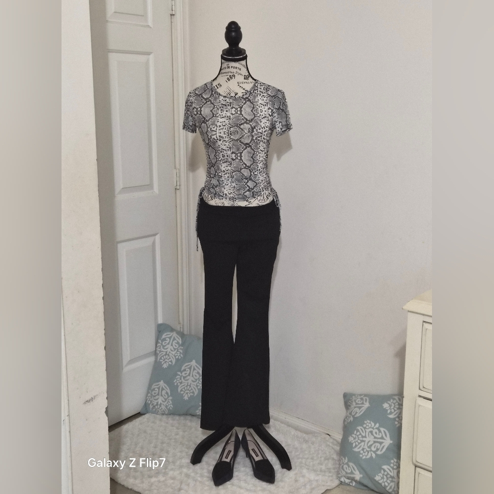 ASOS Petite Black Flare Pants
